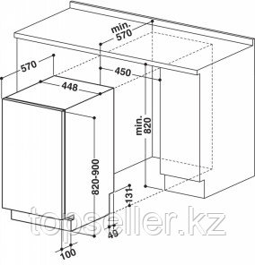 Посудомоечная машина Whirlpool-BI ADG 321, фото 2