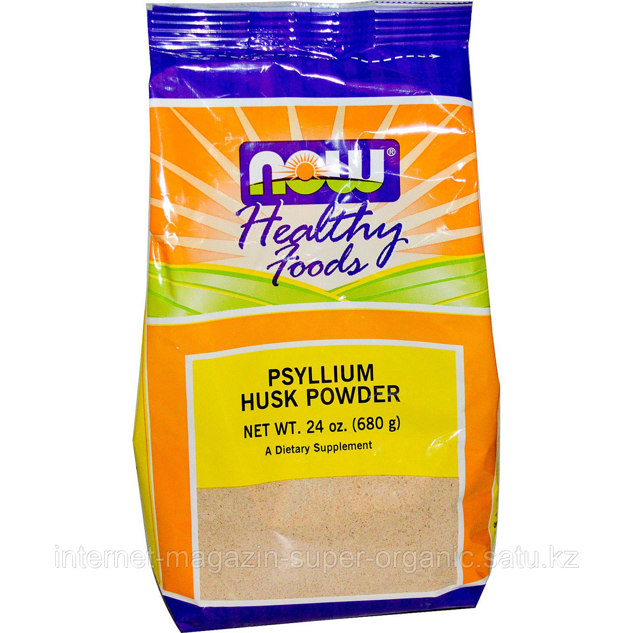 Порошок шелухи подорожника - псилиум хаск, 680 г, Psyllium husk powder
