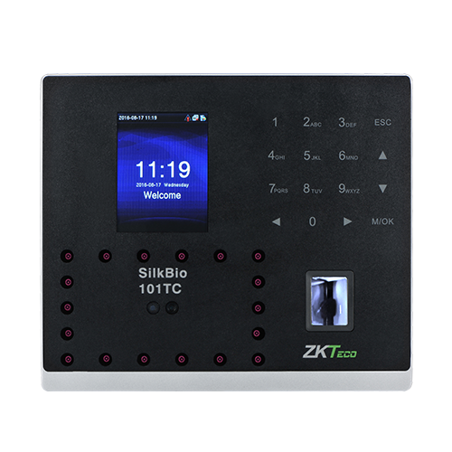 Биометрический терминал СКУД и учет рабочего времени ZKTeco SilkBio-101TC/ID (лицо, палец, карта, пароль) - фото 1 - id-p59106147