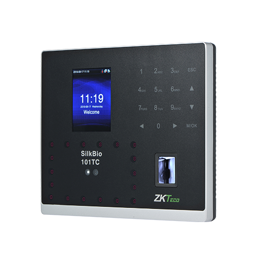 Биометрический терминал СКУД и учет рабочего времени ZKTeco SilkBio-101TC/ID (лицо, палец, карта, пароль) - фото 4 - id-p59106147