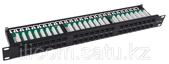 Патч-панель UTP, 19" (1U), 48 портов RJ-45, Cat.5e Dual IDC, APC610138