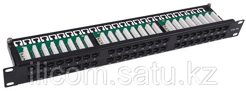 Патч-панель UTP, 19" (1U), 48 портов RJ-45, Cat.6 Dual IDC, APC610139 - фото 1 - id-p59128269