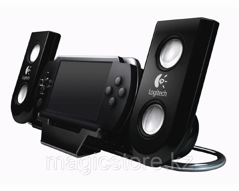 Акустические колонки Logitech Sony PSP Slim 2000/3000 Playgear Amp, черные - фото 1 - id-p58970340