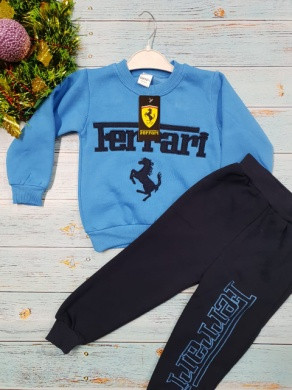 Костюм Ferrari голубой