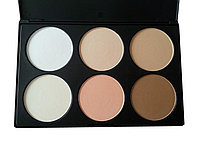 Палитра консилеров, консилер MAC 6, корректор для лица.