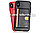 Чехол на iPhone X (Apple iPhone X) кожаный с карманом для карт черный, фото 7