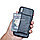 Чехол на iPhone XS (Apple iPhone XS) кожаный с карманом для карт черный, фото 4