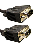 Интерфейсный кабель VGA (D-Sub) 15Male/15Male 10 м., Черный