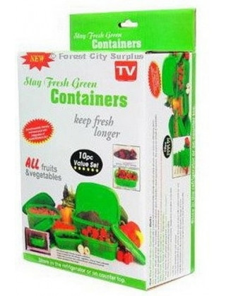 Набор контейнеров 5 шт Stay Fresh Green Container - фото 2 - id-p4200123