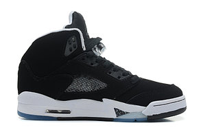 баскетбольные кроссовки Nike Air Jordan 5 Retro черные Акула, фото 5