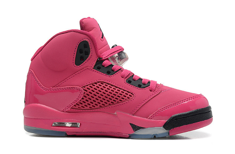  Nike Air Jordan 5 Retro розовые Акула