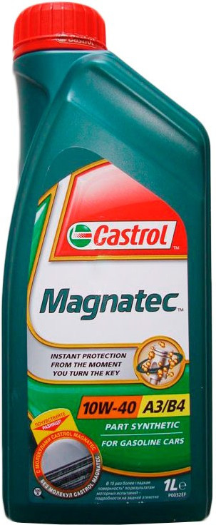 Моторное масло CASTROL MAGNATEC 10W-40 A3/B4 1 литр - фото 1 - id-p59194915