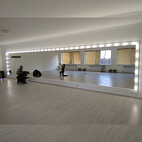 Зеркала в хореографические залы с LED подсветкой