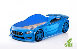 Кровать-машинка объемная (3d) EVO "БМВ" синий
