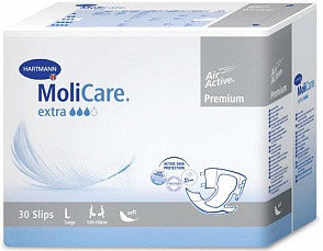 Подгузники для взрослых MoliCare Premium extra soft, L 30шт, фото 2