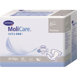 Подгузники для взрослых MoliCare Premium extra, XSmall 30 шт