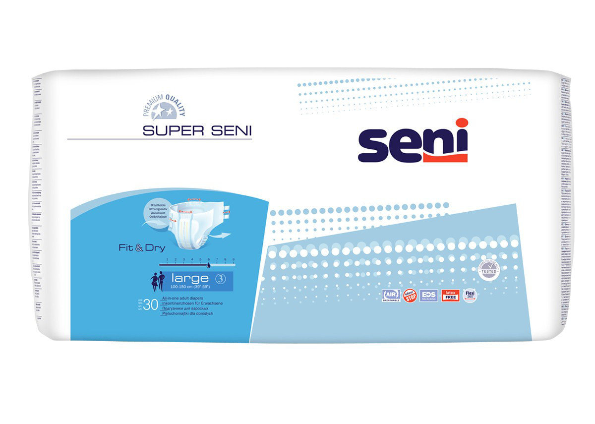 Подгузники для взрослых Super Seni Large 30 шт.