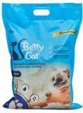 Betty Cat 5л, без аромата комкующийся наполнитель, 4кг