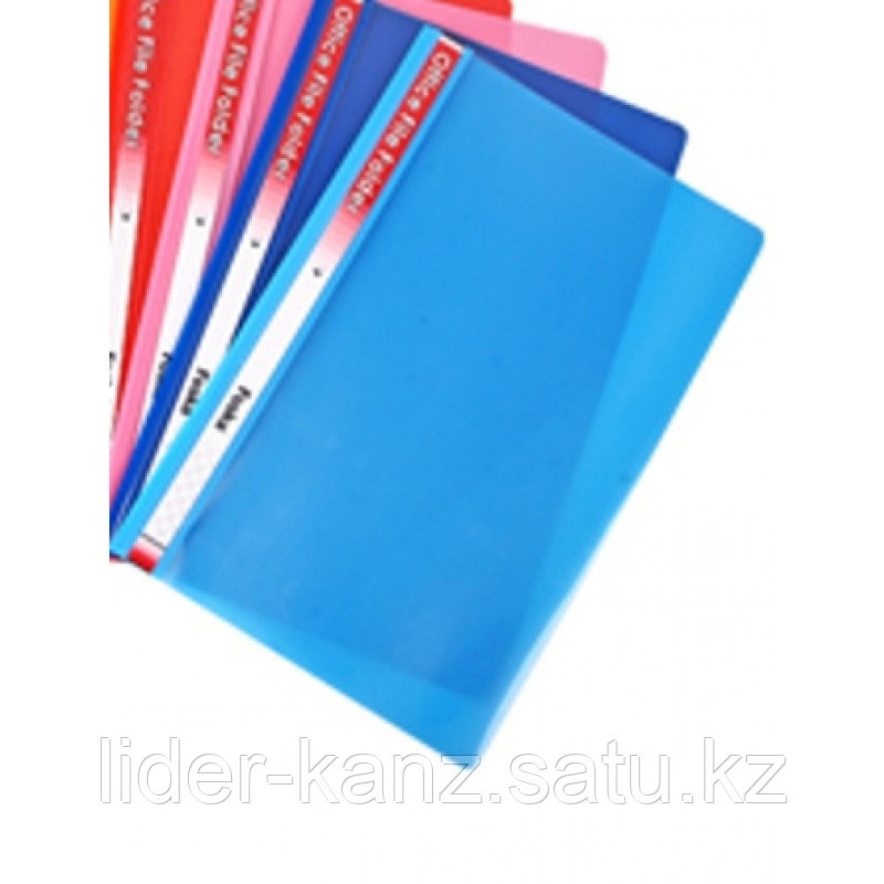 Скоросшиватель пластиковый A4, 100/100мкм, голубой Foska - фото 1 - id-p48593764