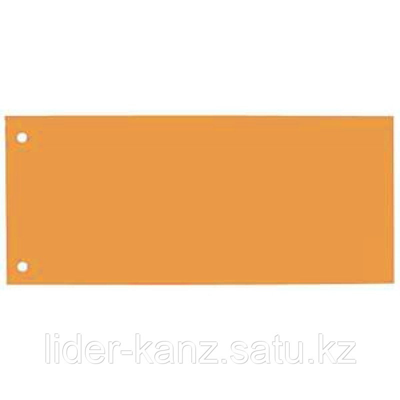 Разделитель 105x240мм, 100л, 190гр, бумажный, оранжевый Hamelin