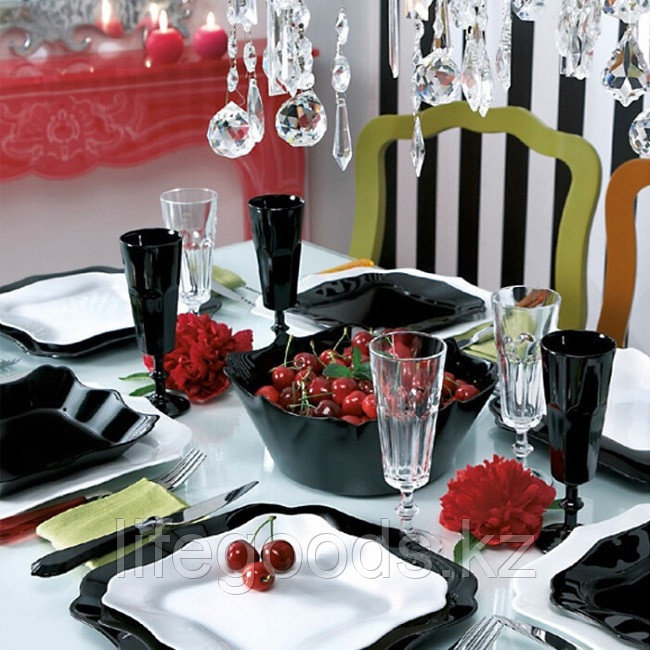 Сервиз столовый Authentic Noir Et Blanc 19 предметов, Luminarc E6195 - фото 2 - id-p59250385
