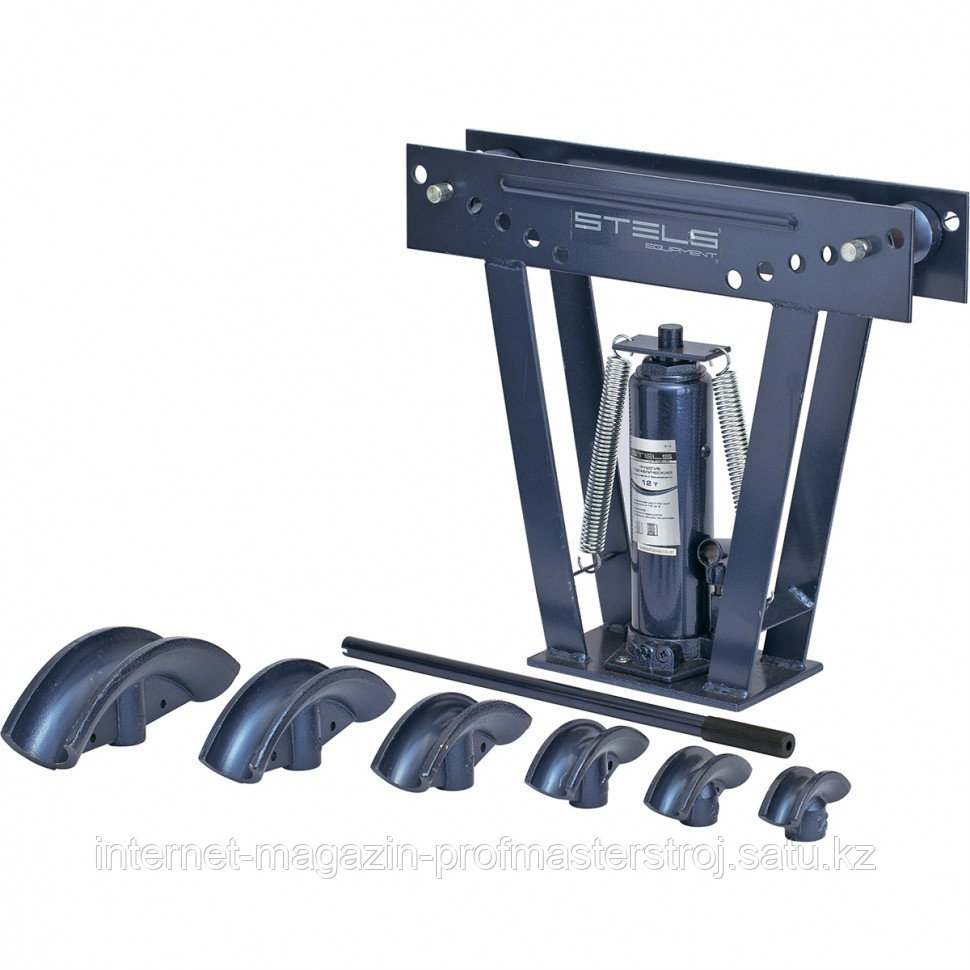 Трубогиб гидравлический, 12 тонн, в комплекте с башмаками 1/2"-2", STELS