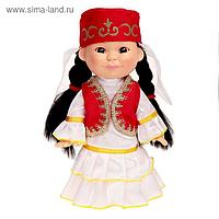 Кукла "Веснушка Алсу" в татарском национальном костюме, 25 см