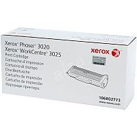 Принт-картридж лазерный Xerox 106R02773, для Phaser 3020, WorkCentre 3025, оригинал, Black.