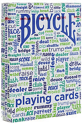 Карты Bicycle «застольные разговоры» - синие