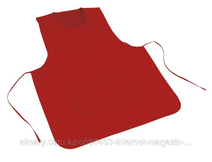 Фартук двухсторонний, цвет бордовый