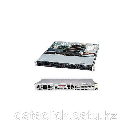 Сервер Supermicro CSE-813MFTQ-520CB/X10SLL-S (1U Rack, Pentium G3260, 1600 МГц, 3 Мб, 2 ядра, 6 шт, 1x4гб, 1x5, фото 2