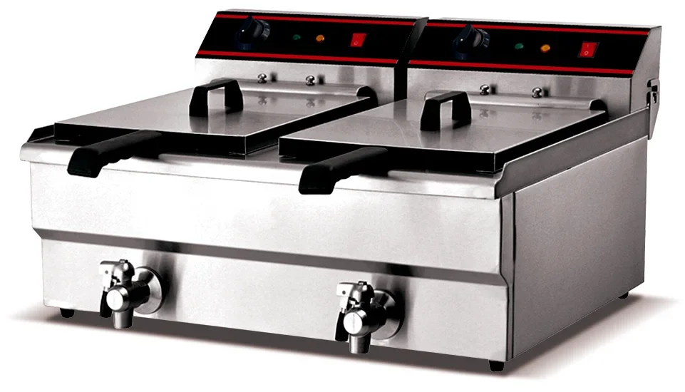 Фритюрница промышленная для фаст фуда ZH-132V, фото 1