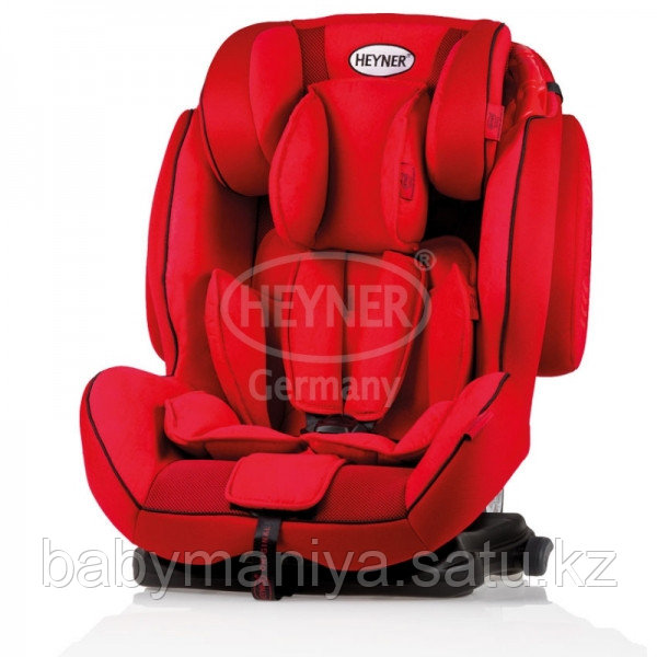 Автокресло Heyner Capsula MultiFix ERGO 3D-SP (I,II,III) Racing Red С креплением IsoFix