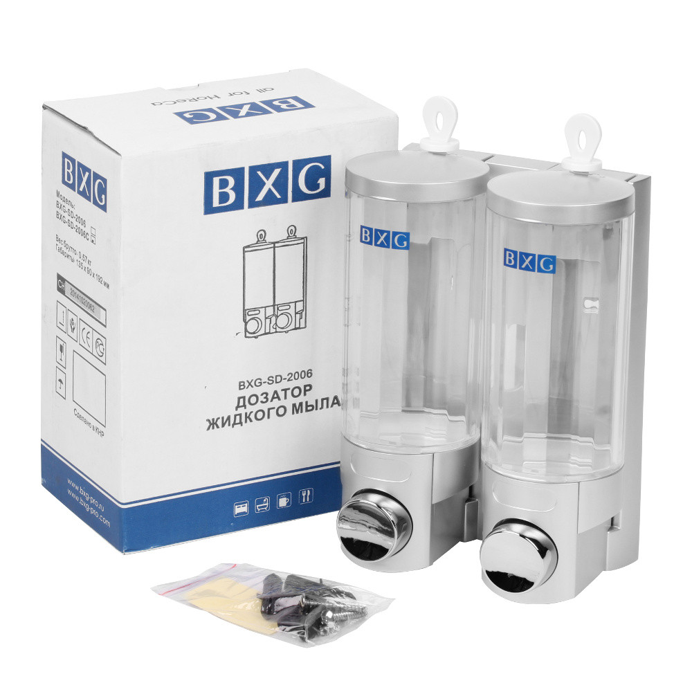 Дозатор жидкого мыла BXG SD-2006C (механический) - фото 3 - id-p4254321