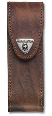 Чехол для ножа Victorinox POUCH 4.0548, Материал: Кожа, Крепление: На пояс, Застежка: Липучка, Цвет: Коричневы