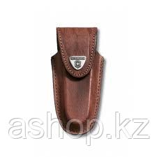 Чехол для ножа Victorinox POUCH 4.0533, Материал: Кожа, Крепление: На пояс, Застежка: Липучка, Цвет: Чёрный