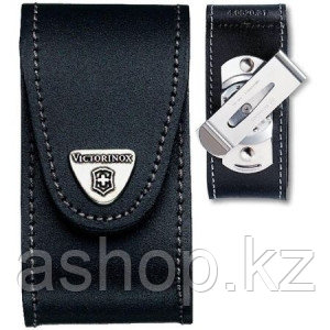 Чехол для ножа Victorinox POUCH 4.0521.31, Материал: Кожа, Крепление: На пояс, Застежка: Velkro (липучка), Цве