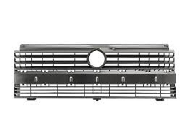 Решетка радиатора Т4 1991-2003 под квадратные фары без накладки Transporter.Caravelle Multivan. Транспортер - фото 1 - id-p59442325