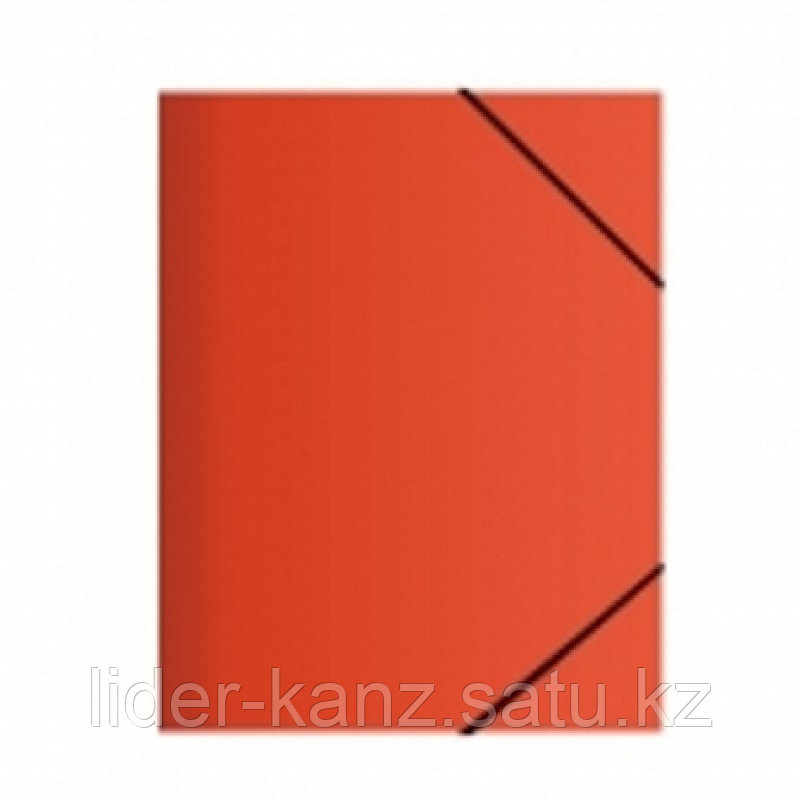 Папка с резинкой А4, 0,50мм, красная, пластик Bindermax - фото 1 - id-p59462064