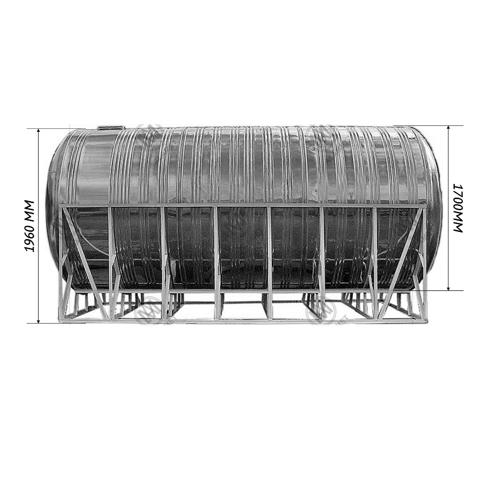 Резервуар для воды 9,0 м3 с опорой - фото 1 - id-p59473032