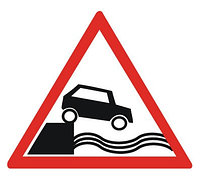 Знаки дорожные 1.10 Выезд на набережную/Жағалауға шығу