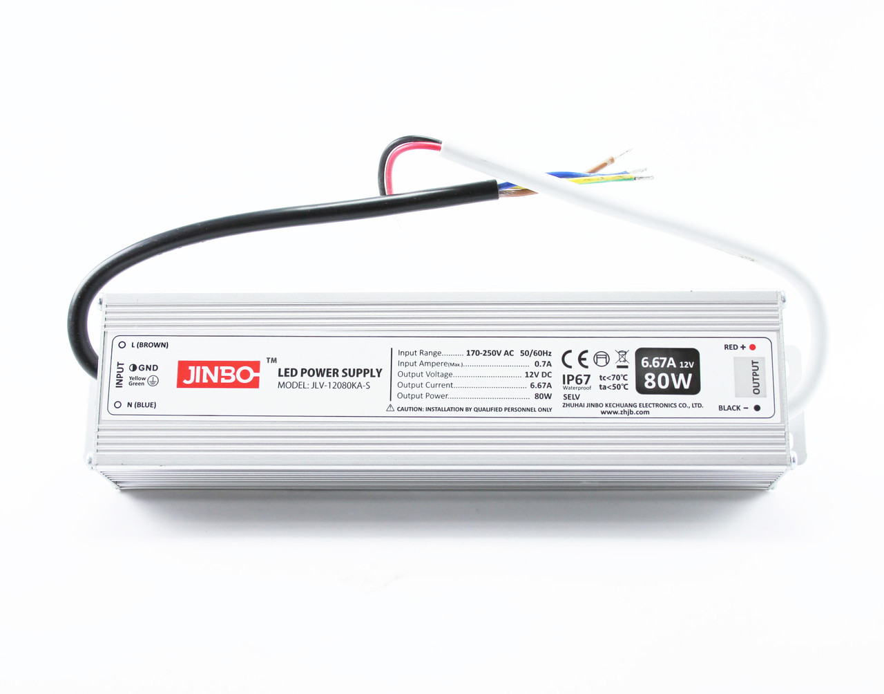 Трансформатор 80W SUPER slim new(для наружного применения) блок питания 12V - B25