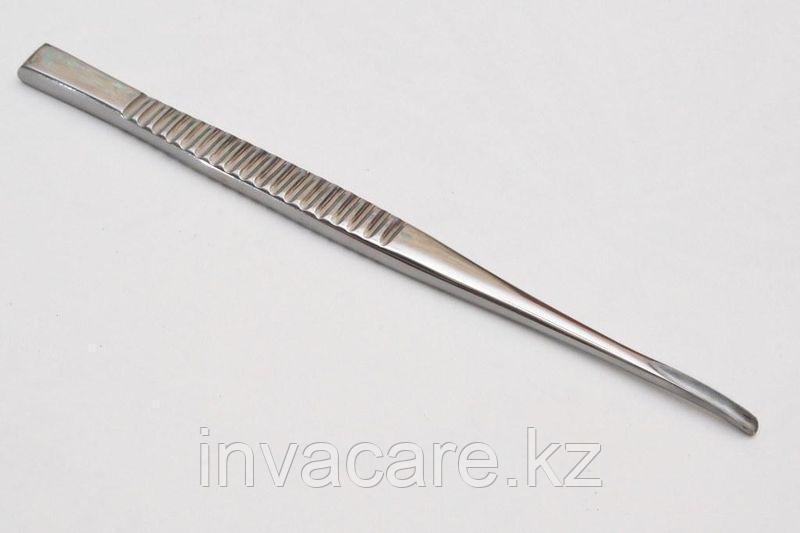 Долото хирургическое с рифленой ручкой желобоватое, изогнутое, 3мм *, (27-3465-03R) - фото 1 - id-p59489829