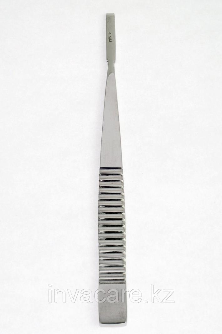 Долото с рифленой ручкой плоское, 4мм *, (27-3464-04R)
