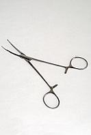 Зажим кровоостанавливающий зубчатый, изогнутый №1, 158мм *, (14-0552R)