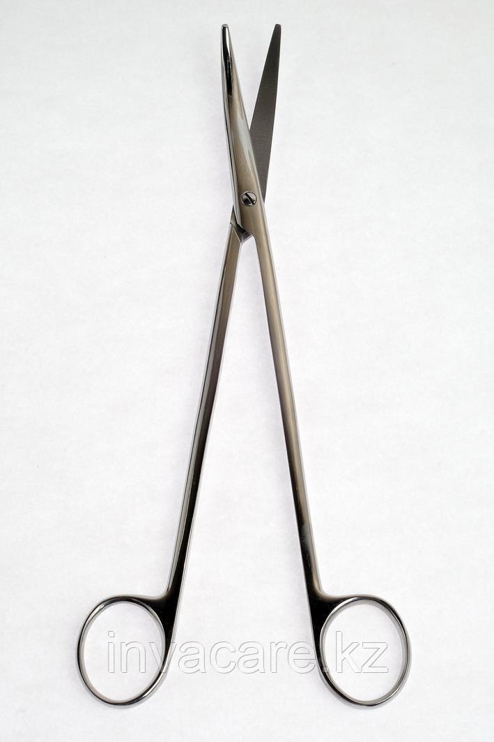 Ножницы для рассечения мягких тканей в глубокой полости, вертикально-изогнутые, 230мм *, 20-1854