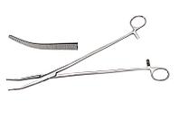 Зажим кровоостанавливающий, изогнутый, 255мм, 14-0668-26R