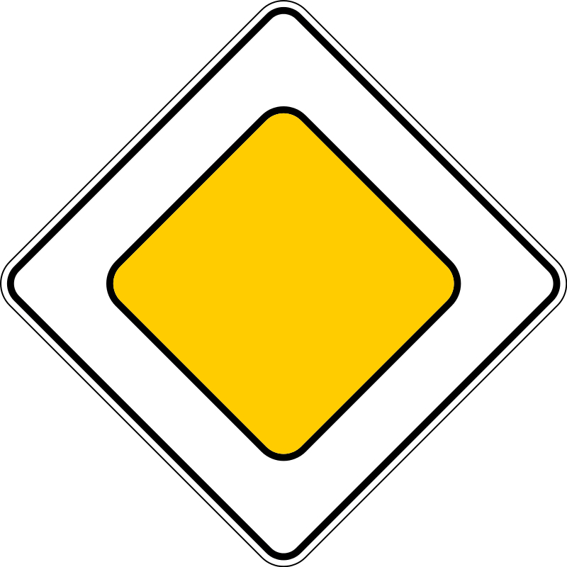 Знак 2.1 Главная дорога