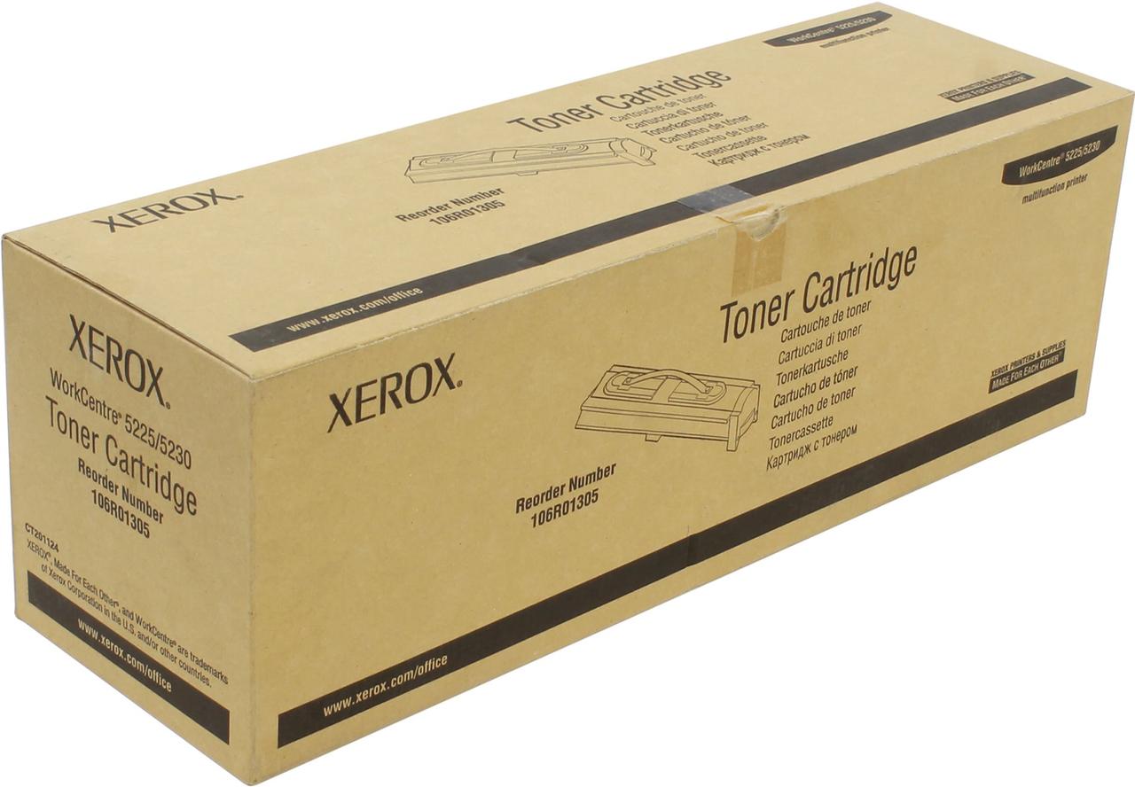 Тонер-картридж лазерный Xerox 106R01305, для WorkCentre 5225 / 5230,  оригинал