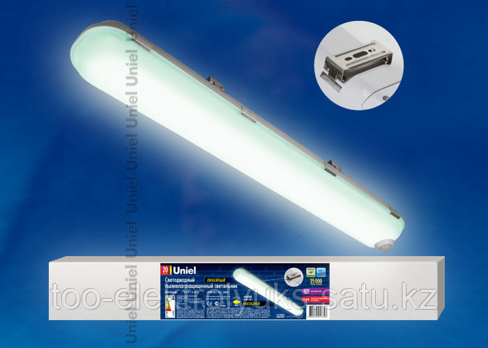 Светильник светодиодный пылевлагозащищенный ULT-V15-20W/NW SENSOR IP65 GREYНакладные (аналог ЛПП)